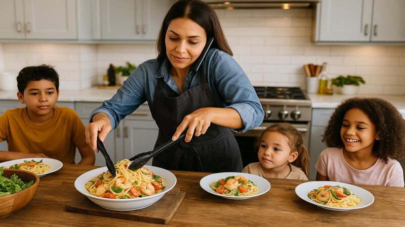 How this working mother of 4 creates gourmet meals in 15 minutes using her 3-ingredient rule